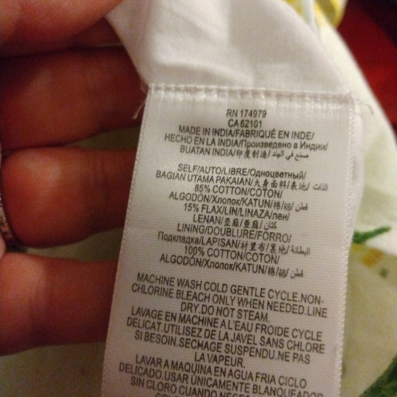 BCBgeneration Lemon Yellow & White Button Down Romper Preppy Resort Wear Sz. S - Picture 12 of 16